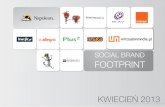 Social Brand Footprint - kwiecień 2013