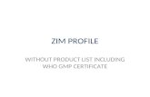 Zim Profile Without Product List