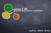 cation PR - what do we do?