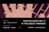 Raport Bezpieczenstwo IT w polskich firmach