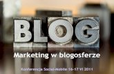 Marketing w blogosferze