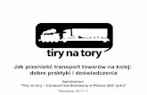Jolanta Skalska: Jak przenieść transport towarów na kolej: dobre praktyki i doświadczenia
