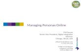 "Managing Personas Online", Phil Gomes, Edelman Digital