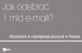 infoShare 2013: Wojciech Meler, Tomasz Potęga:  Jak odebrać 1mld e-maili?