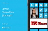 infoShare 2013: Rafał Czupryński - Aplikacje na Windows Phone 8 - jak to ugryźć?