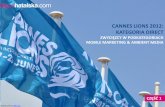 Cannes Lions 2012: Direct Lions (podkategorie: ambient media&mobile marketing)
