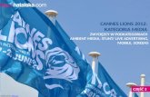 Cannes Lions 2012: Media Lions (podkategorie: ambient, mobile, stunt/ live advertising)