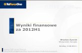 Telforceone 2012 h1_prezentacja_wynikow_finansowych