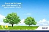 Grupa Kapitałowa EGB Investments - prezentacja skonsolidowanych wyników finansowych za II kwartał 2012 roku