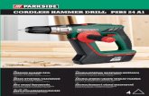 Cordless Hammer Drill Manual PSBS 24 A1
