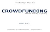 Crowdfunding - szanse, trendy, wyzwania