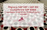 Migracja SAP ERP i SAP BW na platformę SAP HANA