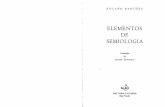 Barthes, Roland - Elementos de Semiologia