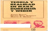 Bravo Victor - Teoria Y Realidad en Marx Durkheim Y Weber