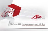 Platformy B2B - Pawel Szymczyk - eHandel 2011