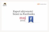Napoleon. Raport aktywności branż na Facebooku - maj 2012