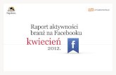 Napoleon. Raport aktywności branż na Facebooku - kwiecień 2012
