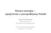 Nowa energia - Minister Olgierd Dziekoński