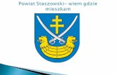 Powiat staszowski-Wiem gdzie mieszkam