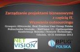 Zarządzanie projektami biznesowymi z cześcią informatyczną (18 21 apr 2013) net vistion 13 gdansk v2