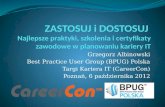 BPUG Zastosuj i dostosuj. Najlepsze praktyki (6-Oct-2012) Targi Kariera IT (CareerCon), Poznań