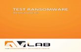 Test ransomware