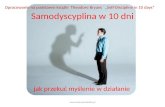Samodyscyplina w 10 dni cz.1/13 - edycja 2012 Sukces Osobisty