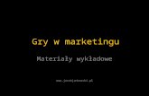 Gry w marketingu (advergames, in-game ads, Product Placement, Gamification...)