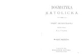 Dogmatyka katolicka - część szczegółowa ks. J. Tylka Tarnów 1900
