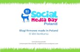 Blogi firmowe w Polsce 2010