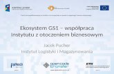 Jacek Pucher:  Ekosystem GS1 – współpraca Instytutu z otoczeniem biznesowym