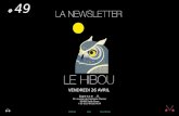 Newsletter #49 - Le Hibou Agence .V. du 26 avril 2013