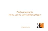 Rok Leona Wyczolkowskiego - podsumowanie