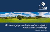 Miks energetyczny dla terenów wiejskich. Analiza i rekomendacja