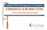 GFMP - Wyniki badania - Komunikacja wewnętrzna 2013
