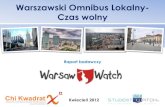 Warsaw watch edycja 1 - czas wolny