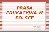 Prasa edukacyjna w Polsce - Kinga Rapacka