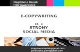 E copywrinig cz. 3-jaworowicz_basiak_122012_strony_social_media