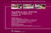 Aplikacja 2010. Zbiór przepisów. Część II - ebook