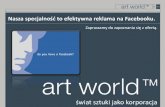 art world™ | reklama na Facebook | Prezentacja