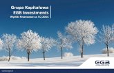 Prezentacja wyników finansowych Grupy Kapitałowej EGB Investments za 1Q2014