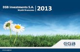 Prezentacja wyników finansowych EGB Investments S.A. za 2013 rok