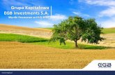 Grupa Kapitałowa EGB Investments - prezentacja wyników finansowych za III Q 2012 r.