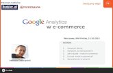Google Analytics w e-commerce