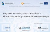 prof. dr hab. Jerzy Brzeziński: Legalna komercjalizacja wyników badań