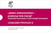 Consumer Profiler   4P research mix