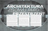 Łukasz Stanek, Architektura znowu jako przestrzeń?