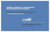 Źródła wiedzy o wydatkach reklamowych w Polsce