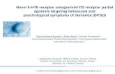5-HT6 antagonist/D2 partial agonist targeting behavioural and psychological symptoms of dementia