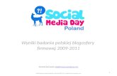 Wyniki badania polskiej blogosfery firmowej 2009-2012